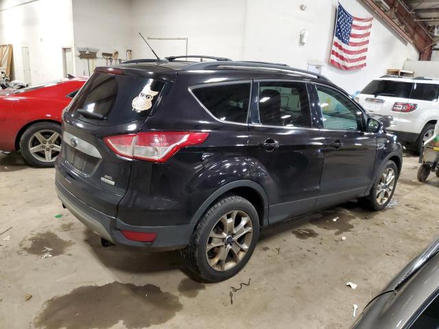 1FMCU0H93DUC27519 - 2013 FORD ESCAPE SEL BLACK photo 3