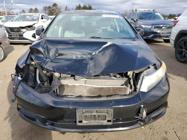 2HGFB2F95CH542198 - 2012 HONDA CIVIC EXL BLACK photo 5