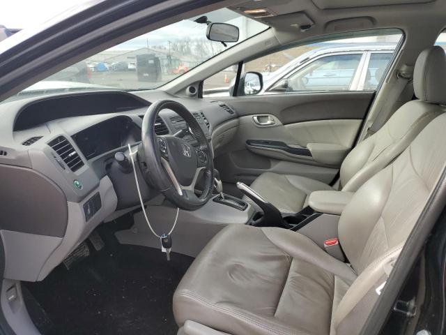 2HGFB2F95CH542198 - 2012 HONDA CIVIC EXL შავი ფოტო 7