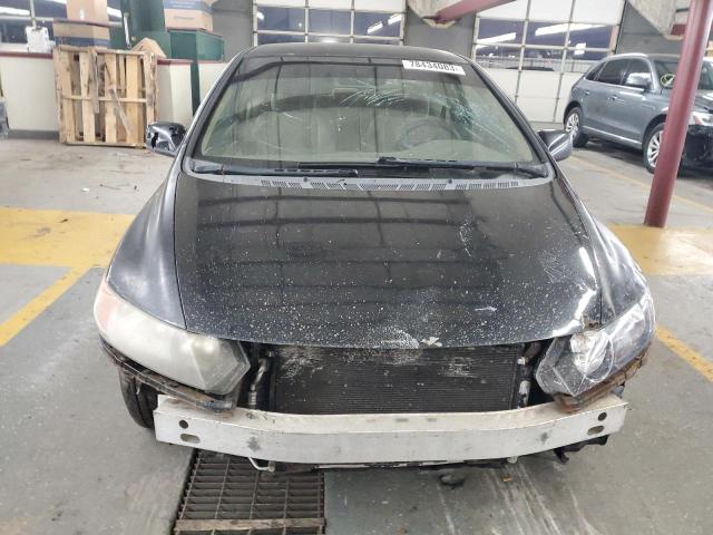 2HGFG12676H575456 - 2006 HONDA CIVIC LX BLACK photo 5