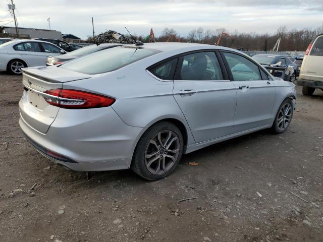 3FA6P0H76HR281164 - 2017 FORD FUSION SE SILVER photo 3