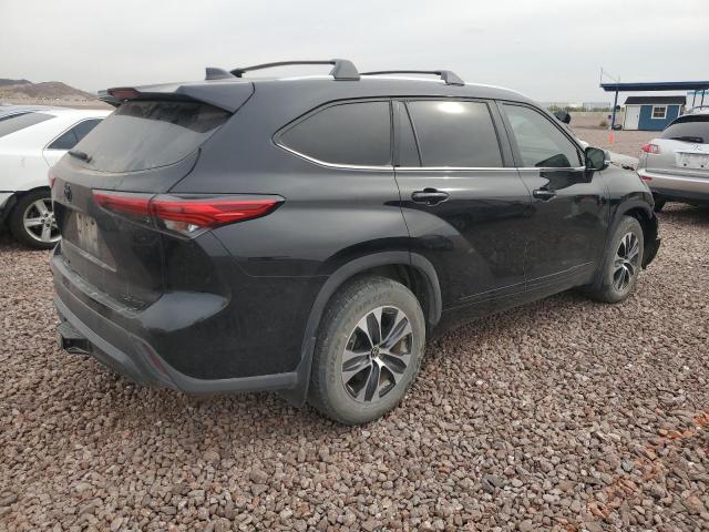 5TDHZRBH0NS243537 - 2022 TOYOTA HIGHLANDER XLE BLACK photo 3