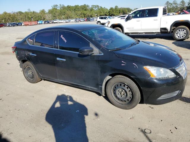 3N1AB7AP3FL686925 - 2015 NISSAN SENTRA S BLACK photo 4