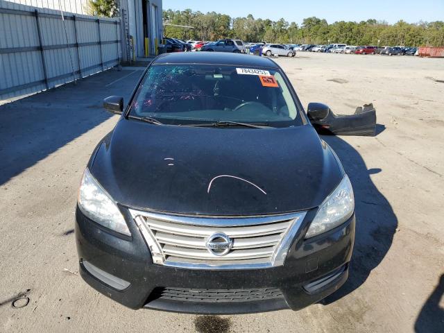 3N1AB7AP3FL686925 - 2015 NISSAN SENTRA S BLACK photo 5