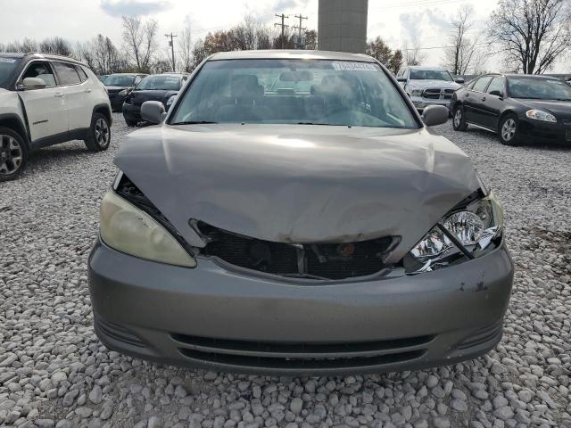 4T1BE32K52U511222 - 2002 TOYOTA CAMRY LE GRAY photo 5