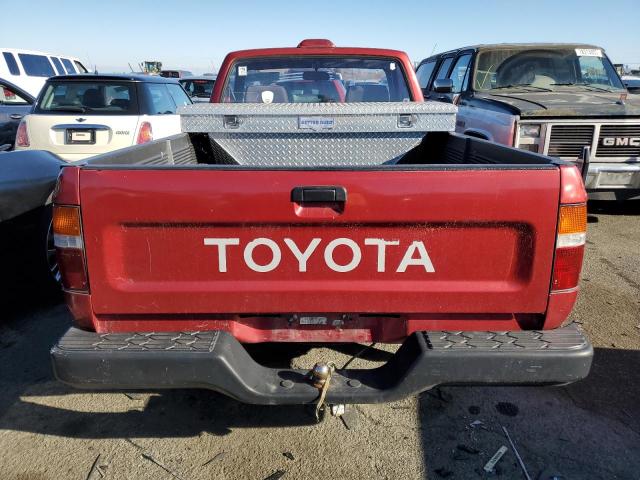 4TARN81A6RZ310818 - 1994 TOYOTA PICKUP 1/2 TON SHORT WHEELBASE STB RED photo 6