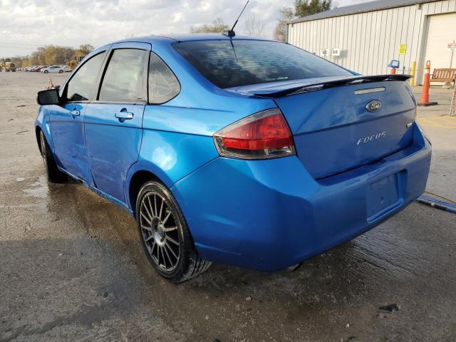 1FAHP3GN0BW133445 - 2011 FORD FOCUS SES BLUE photo 2