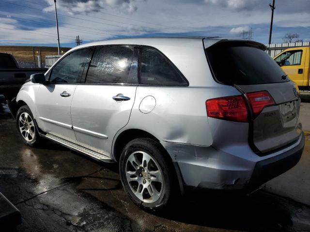 2HNYD28418H511891 - 2008 ACURA MDX TECHNOLOGY SILVER photo 2