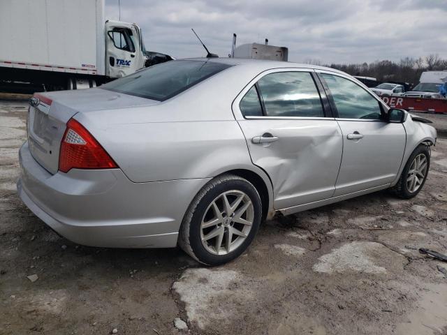 3FAHP0JA4BR112606 - 2011 FORD FUSION SEL SILVER photo 3