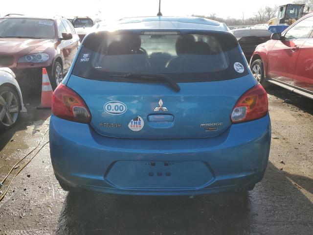 ML32A4HJ2FH059753 - 2015 MITSUBISHI MIRAGE ES BLUE photo 6