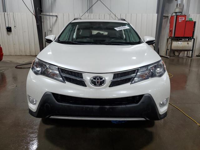 2T3DFREV2DW106489 - 2013 TOYOTA RAV4 LIMITED WHITE photo 5