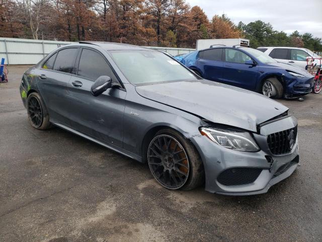 55SWF6EB4HU222252 - 2017 MERCEDES-BENZ C 43 4MATIC AMG GRAY photo 4