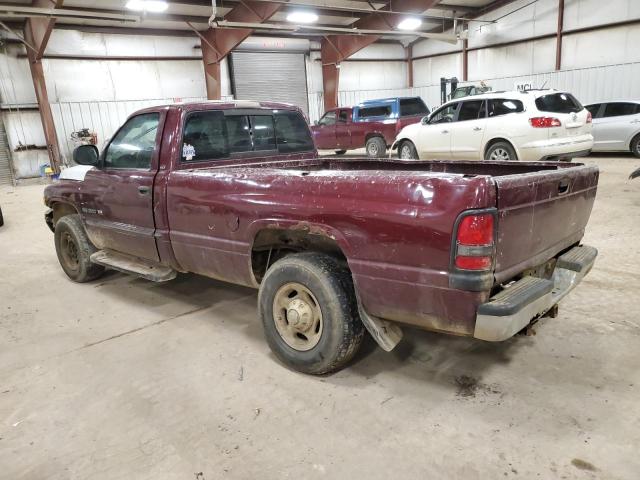 3B7KC26Z71M567385 - 2001 DODGE RAM 2500 MAROON photo 2