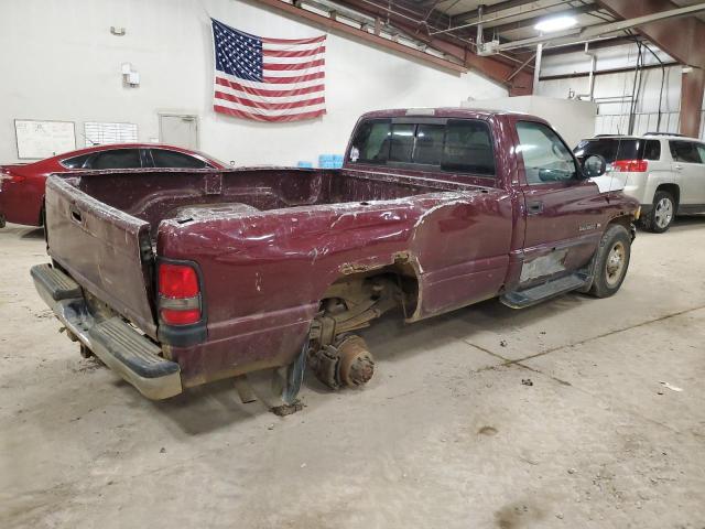 3B7KC26Z71M567385 - 2001 DODGE RAM 2500 MAROON photo 3