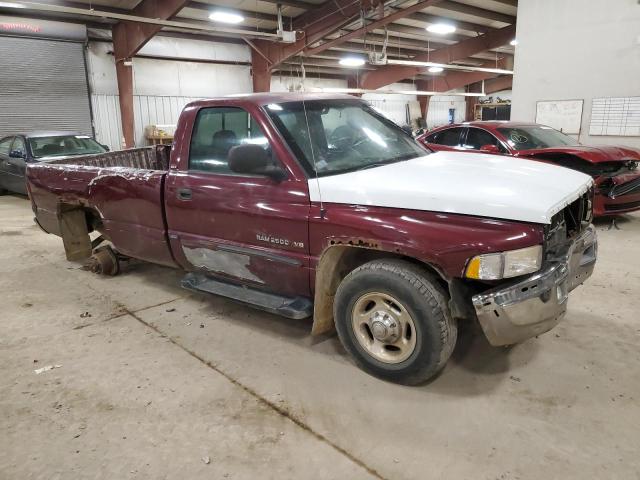 3B7KC26Z71M567385 - 2001 DODGE RAM 2500 MAROON photo 4