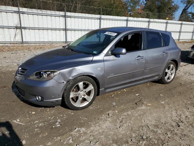 JM1BK344961465395 - 2006 MAZDA 3 HATCHBACK GRAY photo 1