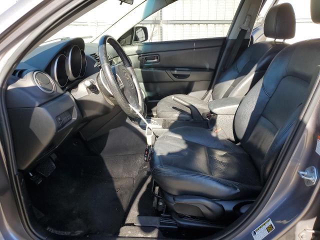 JM1BK344961465395 - 2006 MAZDA 3 HATCHBACK GRAY photo 7