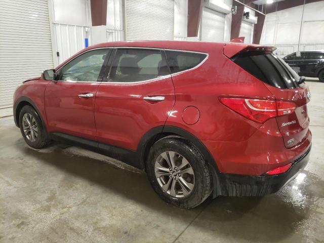 5XYZU3LBXDG030519 - 2013 HYUNDAI SANTA FE S RED photo 2