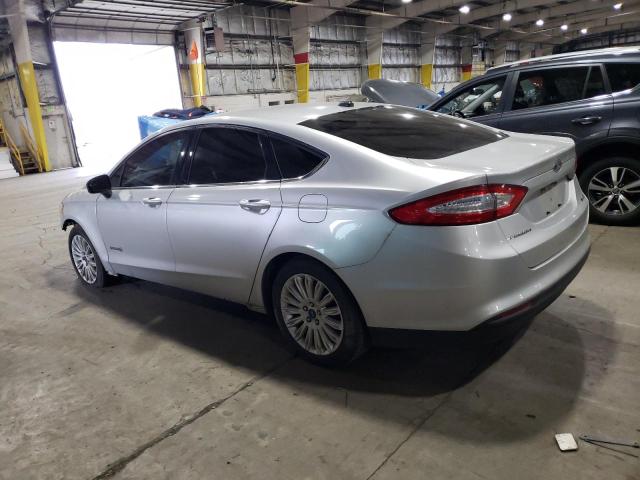 3FA6P0UU2FR138849 - 2015 FORD FUSION S HYBRID SILVER photo 2