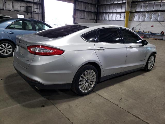 3FA6P0UU2FR138849 - 2015 FORD FUSION S HYBRID SILVER photo 3