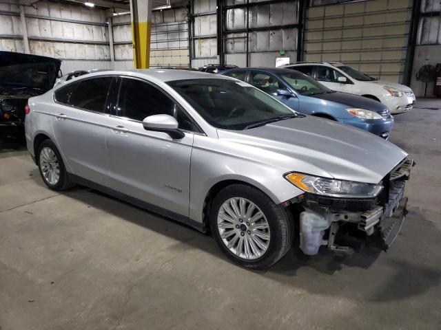 3FA6P0UU2FR138849 - 2015 FORD FUSION S HYBRID SILVER photo 4