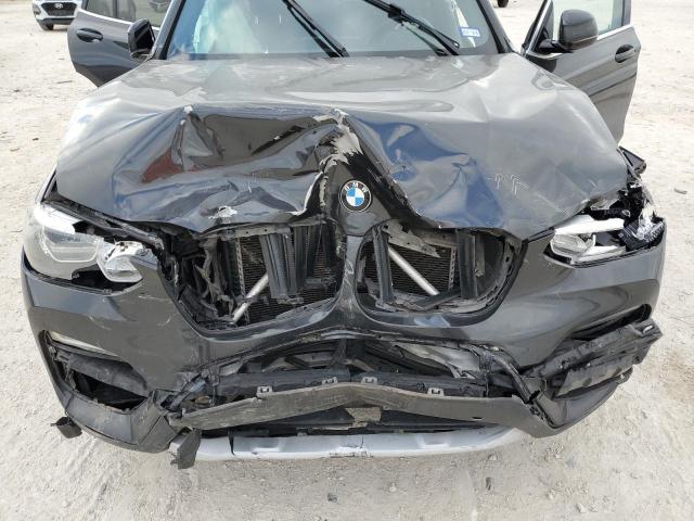 5UXTR7C56KLF31158 - 2019 BMW X3 SDRIVE30I BLACK photo 12