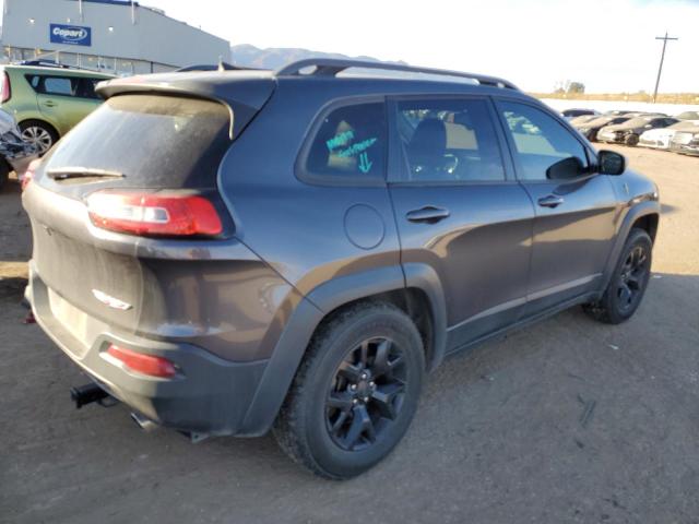 1C4PJMBS0GW112919 - 2016 JEEP CHEROKEE TRAILHAWK BLACK photo 3