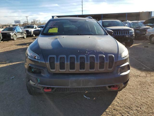 1C4PJMBS0GW112919 - 2016 JEEP CHEROKEE TRAILHAWK BLACK photo 5