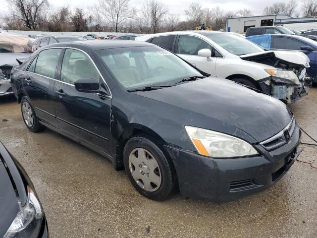 1HGCM55457A044513 - 2007 HONDA ACCORD LX BLACK photo 4