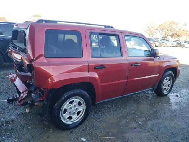 1J4NT1GA9AD624384 - 2010 JEEP PATRIOT SPORT RED photo 3