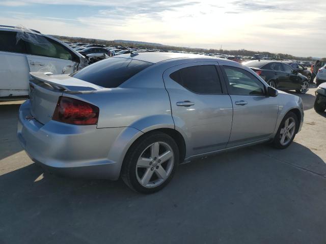 1C3CDZCB4DN708025 - 2013 DODGE AVENGER SXT SILVER photo 3