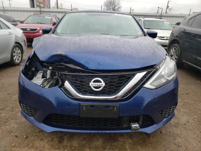 3N1AB7AP5JY227584 - 2018 NISSAN SENTRA S BLUE photo 5