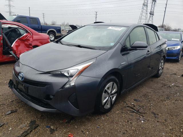 JTDKARFU0G3004675 - 2016 TOYOTA PRIUS GRAY photo 1