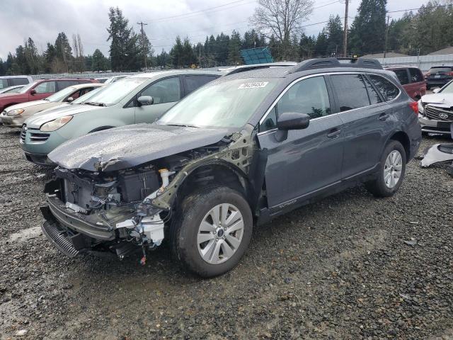 4S4BSAFC3K3318203 - 2019 SUBARU OUTBACK 2.5I PREMIUM GRAY photo 1