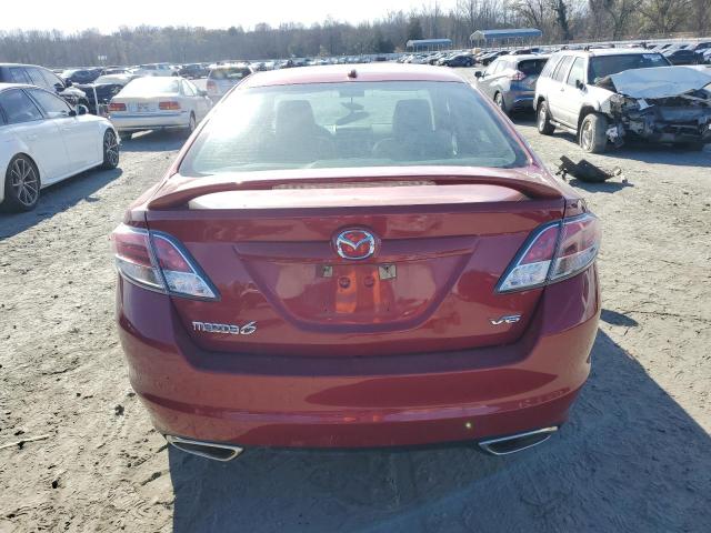 1YVHP82B495M30880 - 2009 MAZDA 6 S RED photo 6