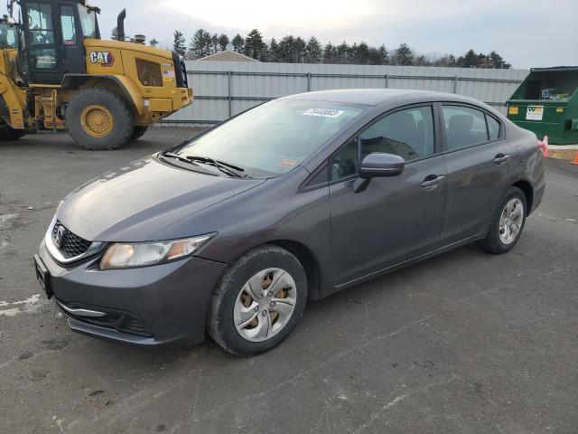 19XFB2F56FE253939 - 2015 HONDA CIVIC LX GRAY photo 1