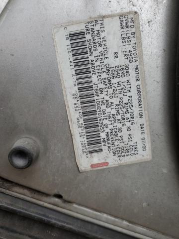 JT6HF10U2Y0163553 - 2000 LEXUS RX 300 SILVER photo 13