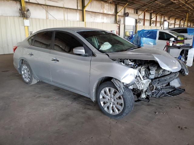 3N1AB7AP2HY229593 - 2017 NISSAN SENTRA S SILVER photo 4