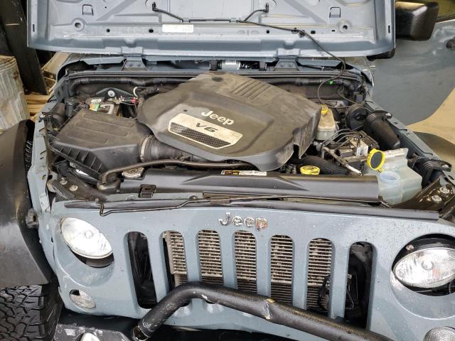 1C4BJWDG6FL589000 - 2015 JEEP WRANGLER U SPORT GRAY photo 12