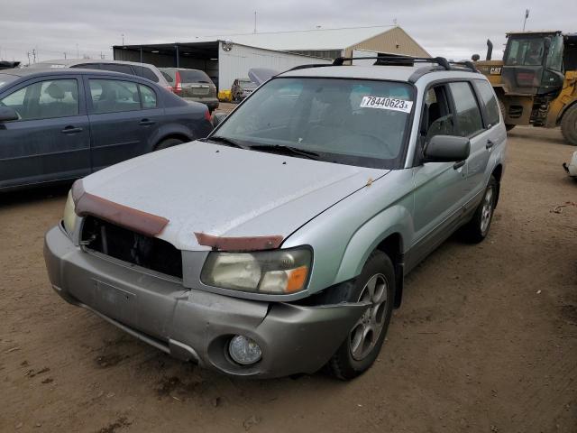 JF1SG65683H701854 - 2003 SUBARU FORESTER 2.5XS SILVER photo 1