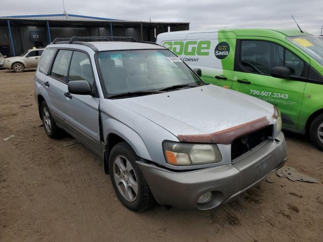 JF1SG65683H701854 - 2003 SUBARU FORESTER 2.5XS SILVER photo 4