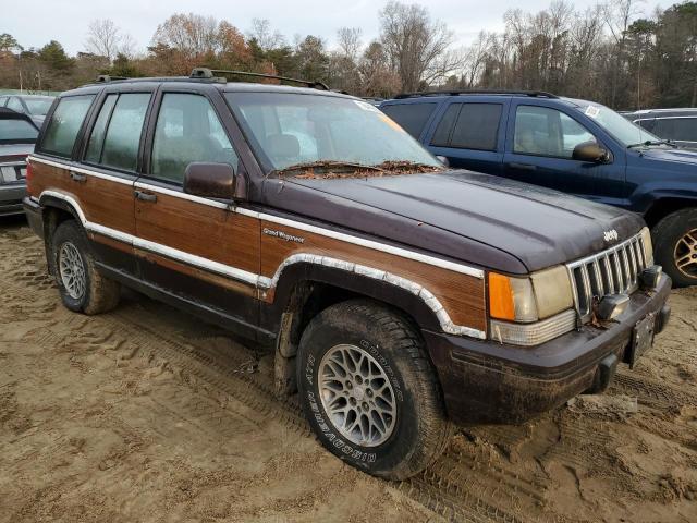 1J4GZ88Y2PC678880 - 1993 JEEP GRAND CHER BASE BURGUNDY photo 4