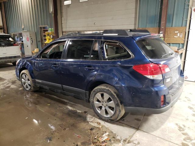 4S4BRCGC2B3388703 - 2011 SUBARU OUTBACK 2.5I PREMIUM BLUE photo 2