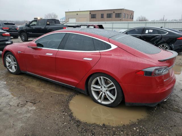 5YJSA1E26GF130253 - 2016 TESLA MODEL S 红色 照片 2