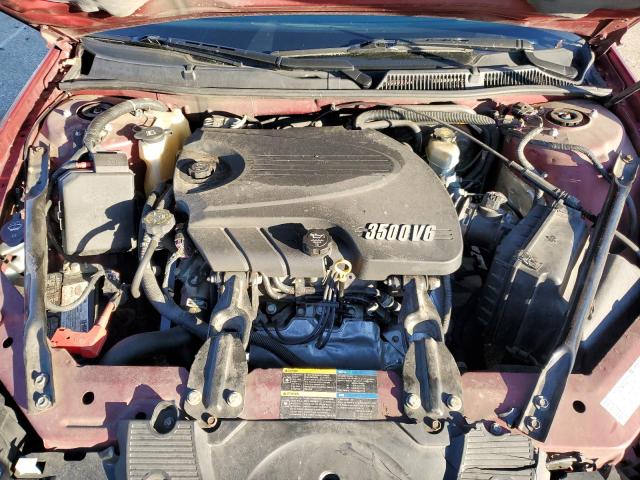 2G1WT58K479304543 - 2007 CHEVROLET IMPALA LT RED photo 11