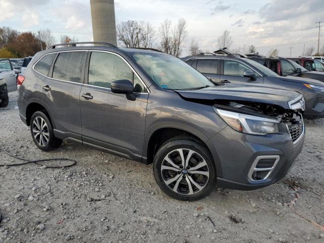 JF2SKASCXMH449467 - 2021 SUBARU FORESTER LIMITED GRAY photo 4