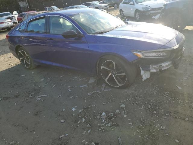 1HGCV1F43MA030805 - 2021 HONDA ACCORD SPORT SE BLUE photo 4