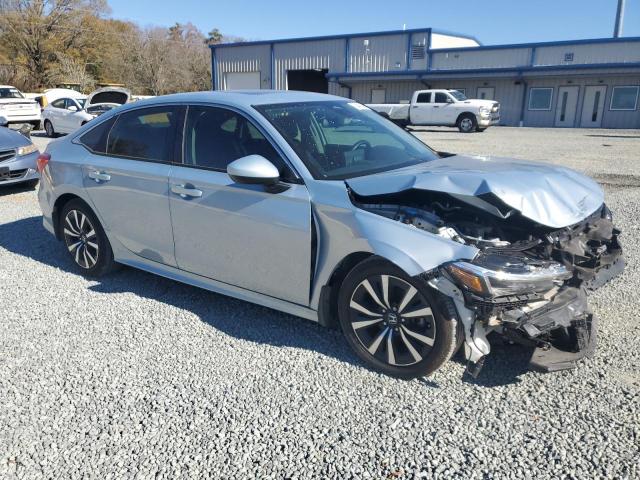 2HGFE1F72NH326621 - 2022 HONDA CIVIC EX SILVER photo 4