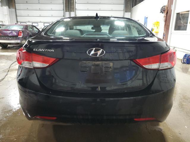 KMHDH4AE3BU156696 - 2011 HYUNDAI ELANTRA GLS BLACK photo 6