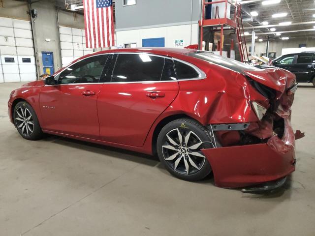 1G1ZE5ST1GF322868 - 2016 CHEVROLET MALIBU LT RED photo 2